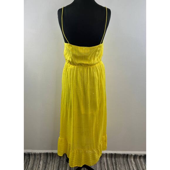 NEW Sundress Precieuse Yellow Spaghetti Strap Angelique Blouson Dress Size XS/S - Picture 3 of 9